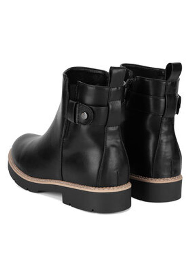 Clara Barson Botki WS5885-02 Czarny. Kolor: czarny. Materiał: materiał