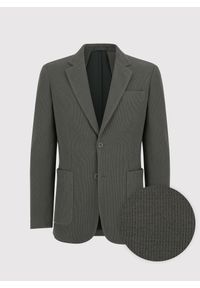 Pako Lorente - PAKO LORENTE – Bawełniana marynarka męska w kolorze zielonym. Okazja: na co dzień. Kolor: zielony, czarny. Materiał: bawełna. Styl: casual