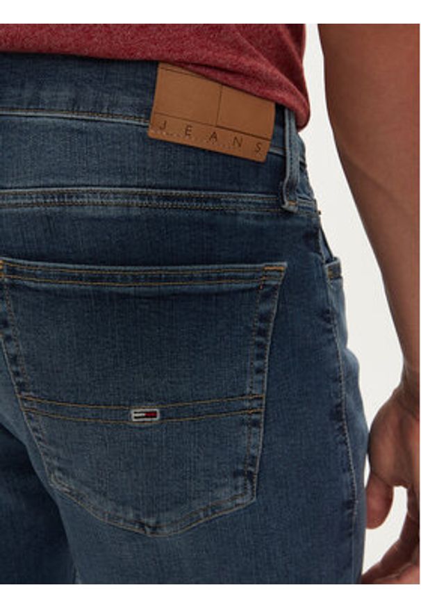 Tommy Jeans Jeansy Ryan DM0DM21054 Granatowy Slim Fit. Kolor: niebieski