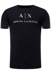 Armani Exchange T-Shirt 8NZTCJ Z8H4Z 1510 Granatowy Regular Fit. Kolor: niebieski. Materiał: bawełna