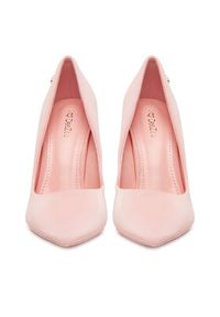DeeZee Szpilki AB2-4503 Różowy. Kolor: różowy. Materiał: skóra. Obcas: na szpilce