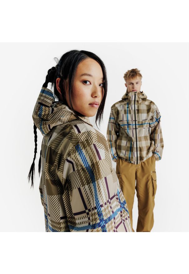 Decathlon - Wiatrówka unisex Vertigo 76. Kolor: beżowy. Materiał: poliester, materiał