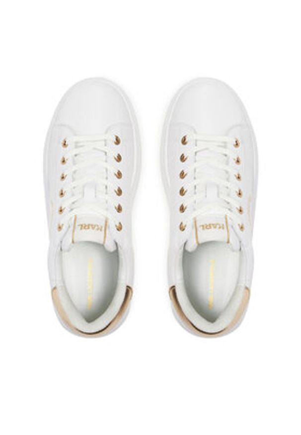 Karl Lagerfeld - KARL LAGERFELD Sneakersy KL62538K Biały. Kolor: biały. Materiał: skóra