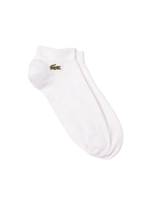 Skarpetki unisex Lacoste RA2917-Z92 - białe. Kolor: biały. Materiał: materiał, bawełna, poliamid