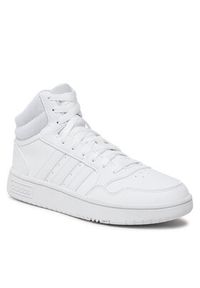 Adidas - adidas Sneakersy Hoops 3.0 Mid Lifestyle Basketball Classic Vintage ID9838 Biały. Kolor: biały. Materiał: skóra. Sport: koszykówka #2