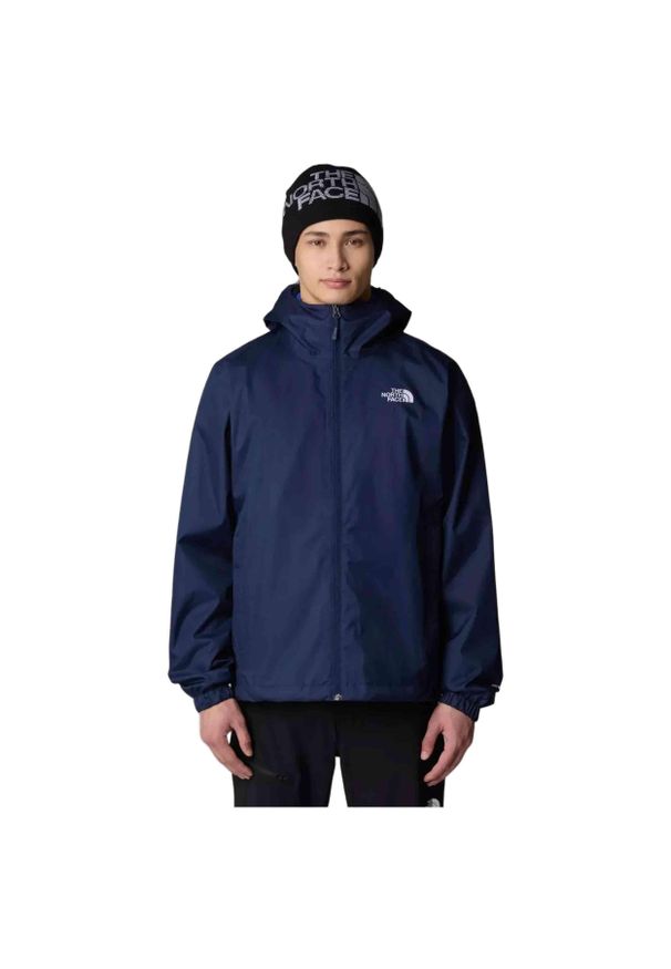 Płaszcz przeciwdeszczowy męski The North Face M Quest. Kolor: niebieski. Sport: turystyka piesza