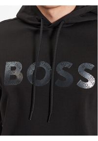 BOSS - Boss Bluza Soody Mirror 50486853 Czarny Regular Fit. Kolor: czarny. Materiał: bawełna #3