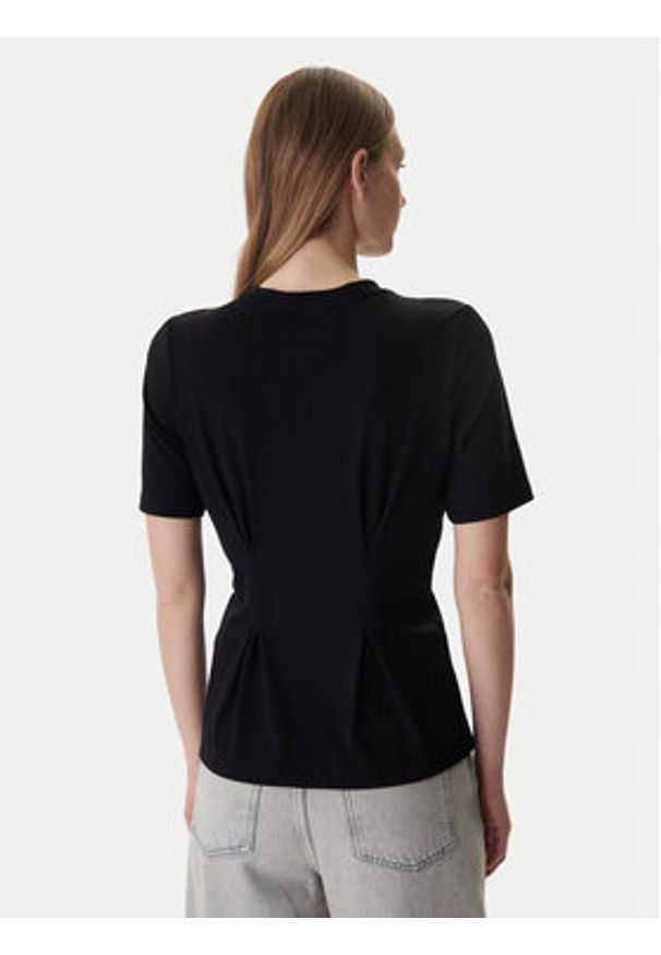 only - ONLY Top Elena 15368451 Czarny Slim Fit. Kolor: czarny. Materiał: syntetyk