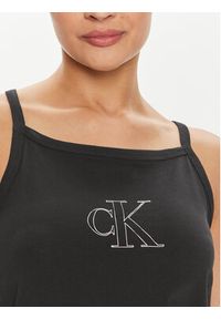 Calvin Klein Jeans Sukienka letnia J20J223528 Czarny Regular Fit. Kolor: czarny. Materiał: bawełna. Sezon: lato #5