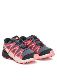 salomon - Salomon Buty do biegania Speedcross Waterproof L47856600 Szary. Kolor: szary. Materiał: materiał. Model: Salomon Speedcross #7