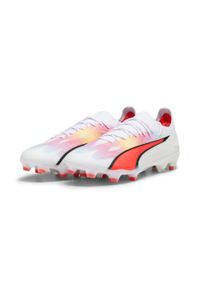 Puma - Buty piłkarskie męskie PUMA Ultra Ultimate Fg/Ag. Kolor: czerwony, biały, wielokolorowy, czarny. Sport: piłka nożna