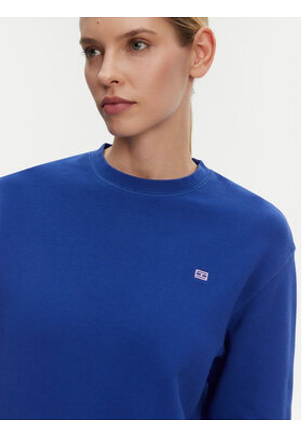 TOMMY HILFIGER - Tommy Hilfiger Bluza WW0WW45980 Niebieski Regular Fit. Kolor: niebieski. Materiał: bawełna