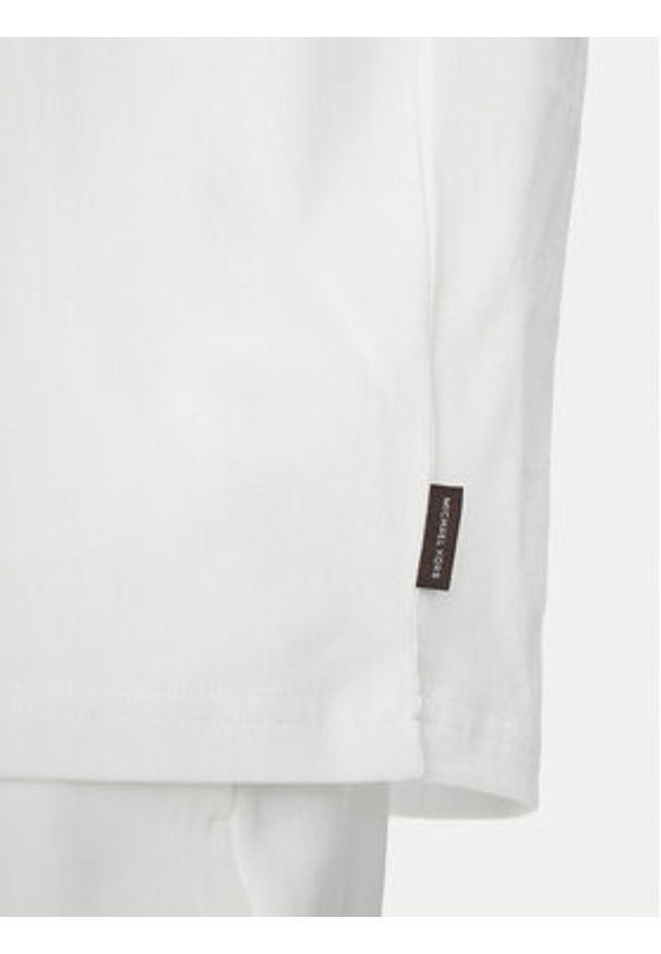 Michael Kors T-Shirt CF4529H1V2 Biały Regular Fit. Kolor: biały. Materiał: bawełna