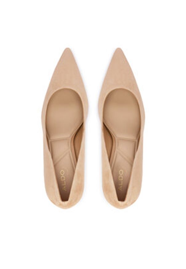 Aldo Szpilki Verone 14296284 Beżowy. Kolor: beżowy. Materiał: skóra, zamsz. Obcas: na szpilce