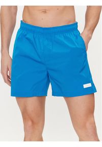 Calvin Klein Swimwear Szorty kąpielowe KM0KM00939 Niebieski Regular Fit. Kolor: niebieski. Materiał: syntetyk #1