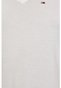 Tommy Jeans - T-shirt DM0DM04410. Okazja: na co dzień. Kolor: biały. Materiał: dzianina. Styl: casual #2