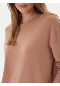 Kontatto Sweter 3M0808C Beżowy Relaxed Fit. Kolor: beżowy. Materiał: syntetyk #5