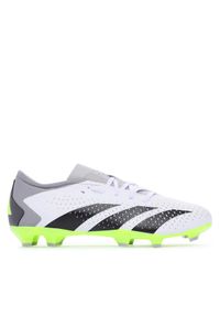 Adidas - adidas Buty do piłki nożnej Predator Accuracy.3 Low Firm Ground Boots GZ0014 Biały. Kolor: biały. Materiał: materiał