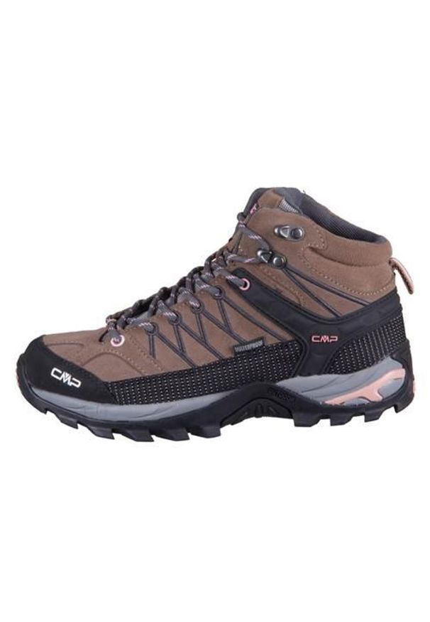 Buty trekkingowe damskie CMP Rigel Mid Wmn WP. Zapięcie: sznurówki. Kolor: brązowy. Materiał: materiał, syntetyk. Szerokość cholewki: normalna
