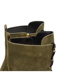 Pollini Trapery SA21104G1LTN0105 Zielony. Kolor: zielony. Materiał: skóra, zamsz #5