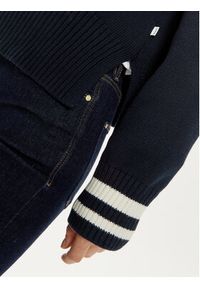 Guess Jeans Kardigan W4BR81 Z3HM1 Granatowy Regular Fit. Kolor: niebieski. Materiał: bawełna