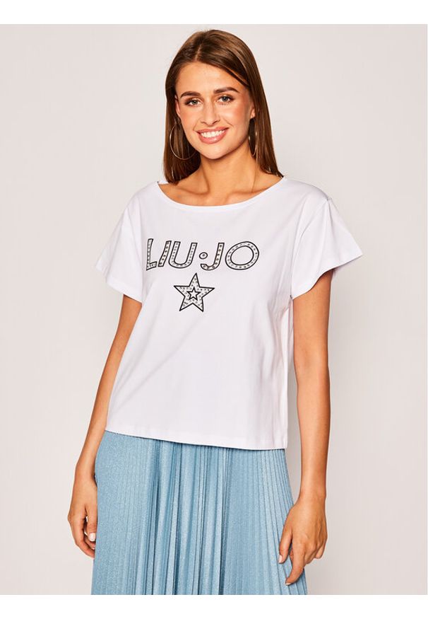 T-Shirt Liu Jo Beachwear. Kolor: biały