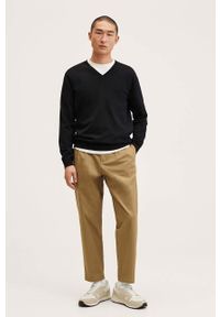 Mango Man - Sweter TENV. Okazja: na co dzień. Kolor: czarny. Materiał: dzianina. Styl: casual #2
