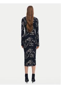 Desigual Sukienka codzienna 25SWVK05 Czarny Slim Fit. Okazja: na co dzień. Kolor: czarny. Materiał: syntetyk. Typ sukienki: proste. Styl: casual