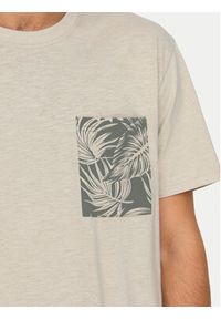 Only & Sons T-Shirt 22025286 Beżowy Regular Fit. Kolor: beżowy. Materiał: bawełna #3