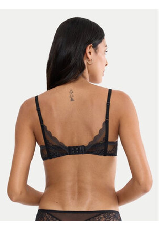 Triumph Biustonosz balkonetka Comfort Allure 10226412 Czarny. Kolor: czarny. Materiał: syntetyk