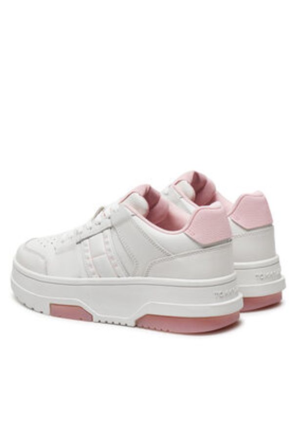 Tommy Jeans Sneakersy Brooklyn EN0EN02592 Biały. Kolor: biały. Materiał: skóra