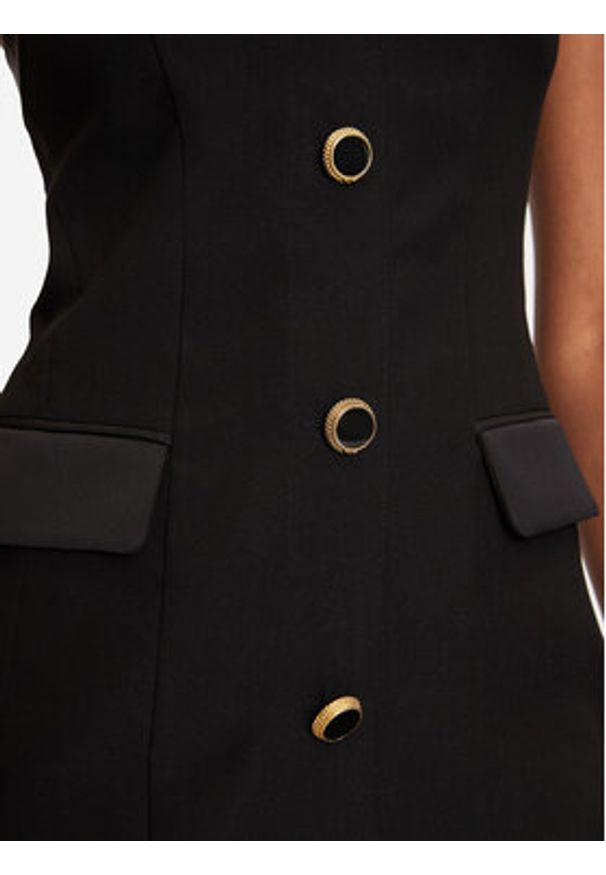 Marciano Guess Sukienka koktajlowa 5GGK14 7300A Czarny Slim Fit. Kolor: czarny. Materiał: syntetyk. Styl: wizytowy