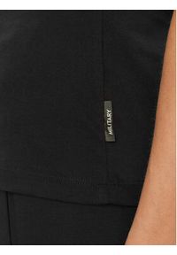 Aeronautica Militare T-Shirt 232TS2178DJ496 Czarny Slim Fit. Kolor: czarny. Materiał: bawełna