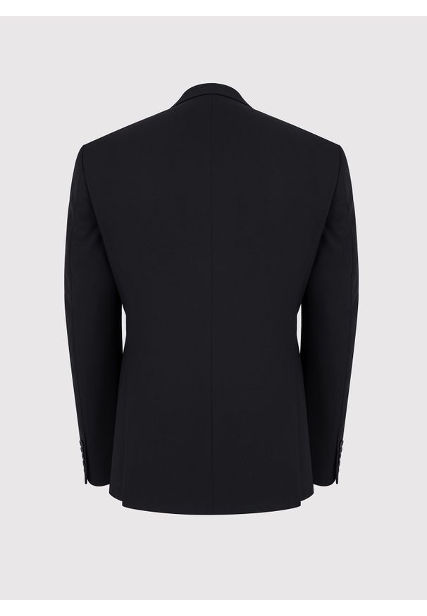 Pako Lorente - PAKO LORENTE – Klasyczna marynarka męska w kolorze czarnym. Kolor: niebieski, czarny. Materiał: poliester, wiskoza, jeans, elastan. Wzór: gładki. Styl: klasyczny