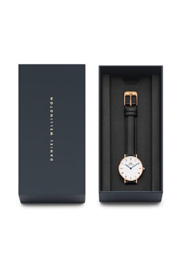 Daniel Wellington Zegarek Petite Roman Numerals Shieffield DW00100683 Czarny. Kolor: czarny