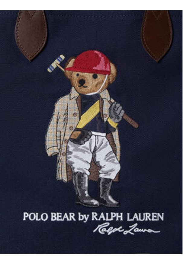 Polo Ralph Lauren Torebka 405P08098001 Granatowy. Kolor: niebieski. Materiał: materiał