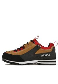 Alpina Trekkingi Royal Vibram 627F-3 Beżowy. Kolor: beżowy. Materiał: skóra, zamsz. Sport: turystyka piesza