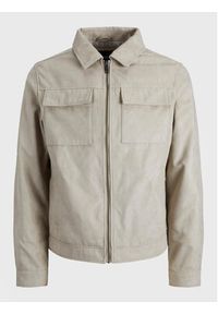 Jack & Jones Kurtka z imitacji skóry Payton 12213082 Beżowy Regular Fit. Kolor: beżowy. Materiał: skóra #6