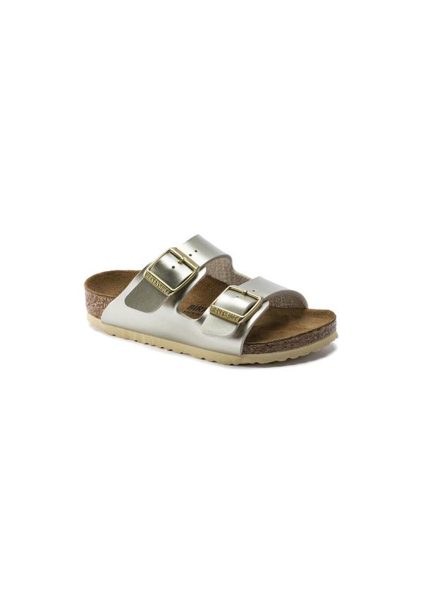 Klapki dla dzieci Birkenstock Arizona. Kolor: żółty. Materiał: materiał