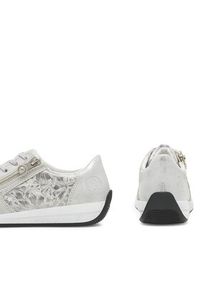 Rieker Sneakersy N1112-80 Srebrny. Kolor: srebrny. Materiał: skóra #2