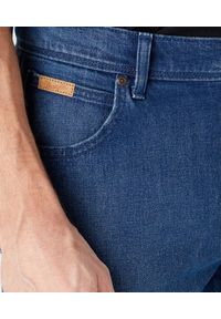 Wrangler - WRANGLER TEXAS MĘSKIE SPODNIE JEANSOWE JEANSY DZWONY LEON BLUE W121AG42B 112329006