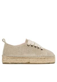 Manebi Espadryle Lace-Up Espadrilles O 7.1 E0 Beżowy. Kolor: beżowy. Materiał: materiał #1