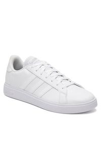 Adidas - adidas Sneakersy GRAND COURT BASE 2.0 JH9363 Biały. Kolor: biały. Materiał: skóra #6
