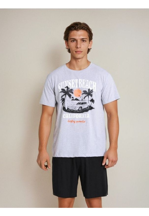 Sinsay - Piżama dwuczęściowa - wielobarwny