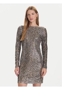 Vero Moda Sukienka codzienna Hanya 10337842 Beżowy Regular Fit. Okazja: na co dzień. Kolor: beżowy. Materiał: syntetyk. Typ sukienki: proste. Styl: casual