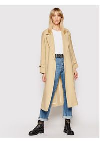 TwinSet - TWINSET Trencz 211TT2580 Beżowy Regular Fit. Kolor: beżowy. Materiał: wiskoza #2