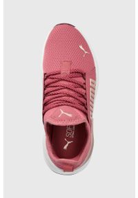 Puma buty do biegania Softride Premier Slip-On 376660 kolor różowy. Nosek buta: okrągły. Zapięcie: bez zapięcia. Kolor: różowy. Materiał: materiał, guma. Szerokość cholewki: normalna. Sport: bieganie #4