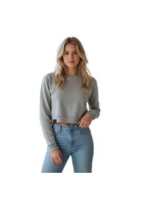 MOROTAI - Bluza treningowa damska Morotai Relax. Kolor: szary. Materiał: poliester, bawełna. Długość: krótkie. Sport: fitness #1