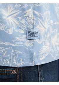 Petrol Industries T-Shirt M-1050-TSR623 Błękitny Regular Fit. Kolor: niebieski. Materiał: bawełna #4