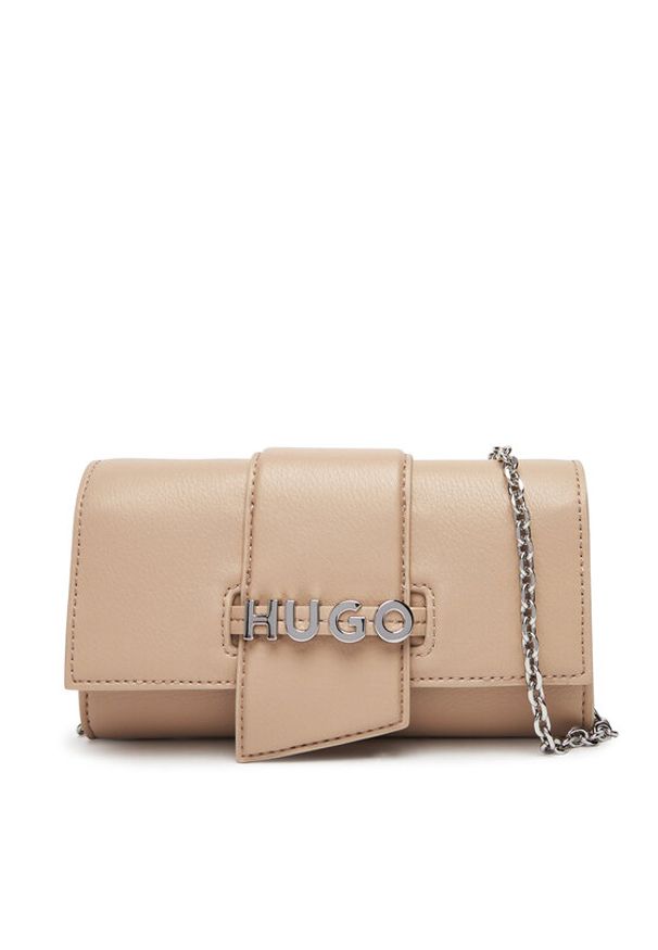 Hugo - HUGO Torebka 50547057 Brązowy. Kolor: brązowy. Materiał: skórzane